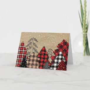 Plaid Christmas Card