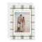 Plaid Christmas Card with Photo