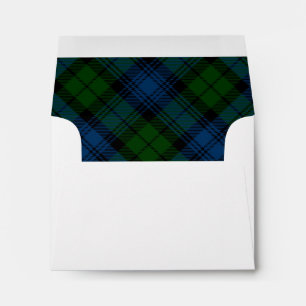 Plaid Christmas Clan Campbell Military Tartan Envelope