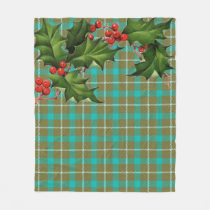 PLAID Christmas fleece blanket