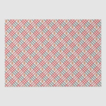 Plaid Christmas Gingerbread Red Green
