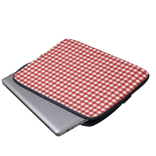 Plaid Christmas  Laptop Sleeve (Front Bottom)