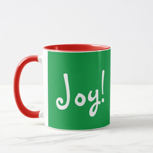 Plaid Christmas Mug (Left)