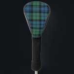 Plaid Clan Campbell Tartan Green Check Golf Head Cover<br><div class="desc">Add a classic and traditional touch to your game with this plaid Clan Campbell tartan green black blue check Gold Head Cover. Makes a great fathers day gift or as a treat to yourself. Combine your new Golf Head Cover with our matching golf towel or bandanna to form the ultimate...</div>