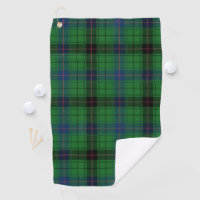 Plaid Clan Davidson Blue Green Black Check Tartan