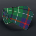 Plaid Clan Duncan Green Check Tartan Tie<br><div class="desc">Add a classic and traditional touch to your accessories with this plaid Clan Duncan tartan green check tie. Makes a great gift or as a treat. Match this tie with your latest wardrobe while maintaining a great family tradition Combine your new tie with our matching golf head cover or scarf...</div>