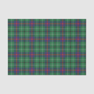 Plaid Clan Duncan Green Check Tartan  Tissue Paper