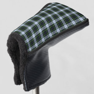 Plaid Clan Gordon Tartan Green White Check Golf Head Cover
