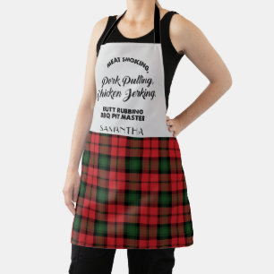 Plaid Clan Kerr Check Tartan Kitchen Apron
