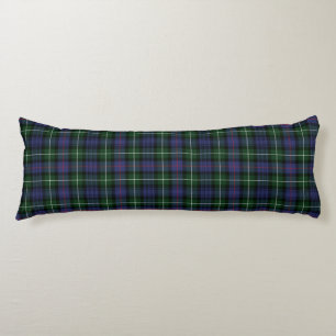 Plaid Clan MacKenzie Green Purple Check Tartan Body Cushion