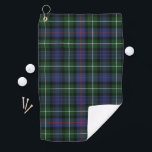 Plaid Clan MacKenzie Green Purple Check Tartan Golf Towel<br><div class="desc">Add a classic and traditional touch to your accessories with this plaid Clan MacKenzie tartan purple green black check golf towel. Makes a great gift or as a treat. Match it with your latest indoor decor while maintaining a great family tradition. Combine this golf towel with our matching tartan putter...</div>