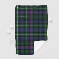 Plaid Clan MacKenzie Green Purple Check Tartan