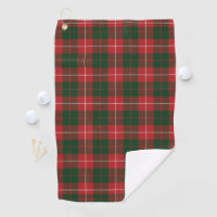 Plaid Clan MacKinnon Red Green Check Tartan