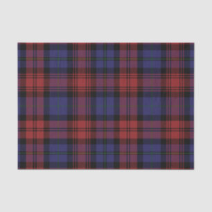 Plaid Clan MacLachlan Red Purple Check Tartan Tissue Paper