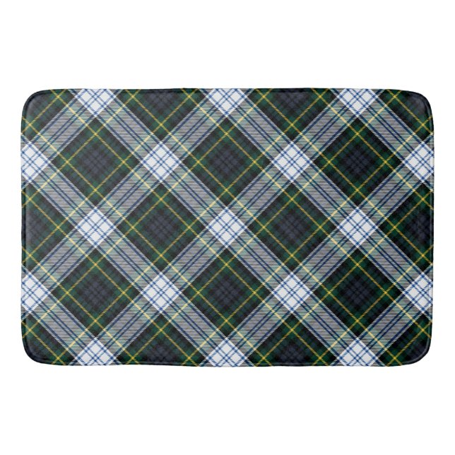 Plaid Classic Clan Gordon Rustic Tartan Bath Mat (Front)