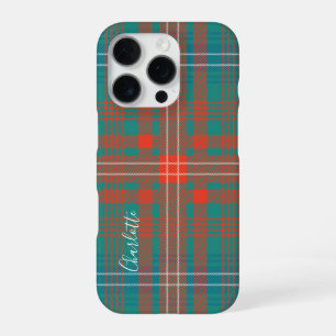 Plaid Classic Elegant Wilson Rustic Tartan iPhone 16 Pro Case