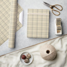 Plaid- Cream