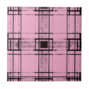Plaid Designer Ceramic Tile