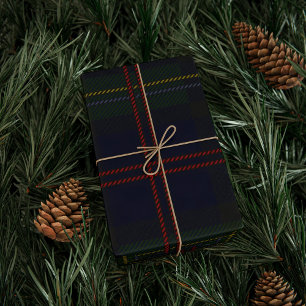 Plaid Elegant Rustic Classic Holiday Tartan Wrapping Paper