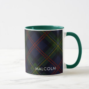 Plaid Elegant Rustic Keepsake Tartan Personalised Mug