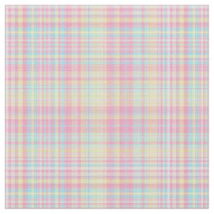 Plaid Fabric-Pastel Baby Blends 01 Fabric
