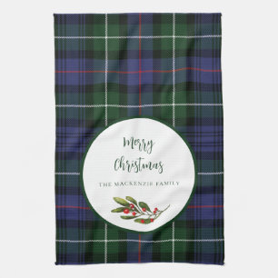 Plaid Family Christmas MacKenzie Tartan Tea Towel