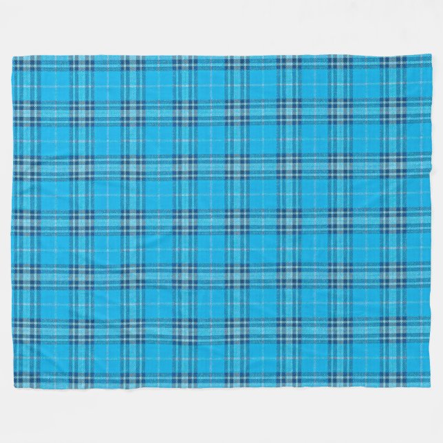 Plaid Fleece Blanket (Front (Horizontal))