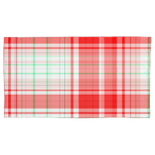 Plaid Fleece Blanket, 60"x80" Pillowcase