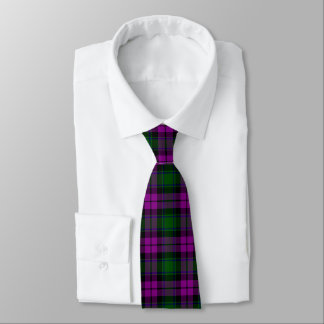 Plaid Fuchsia and Green Men's Gifts For Him Tie