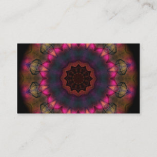 Plaid Glow Business Card