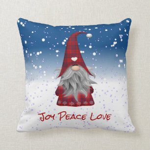 Plaid Gnome Cushion