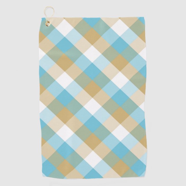 Plaid Golf Towel (Front)