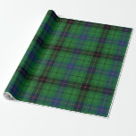 Plaid Green Black Blue Tartan Wrapping Paper<br><div class="desc">Add a touch of classic Christmas charm to your gifts with our festive tartan wrapping paper. This timeless plaid pattern is perfect for wrapping presents of all sizes,  creating a joyful and nostalgic unwrapping experience.</div>