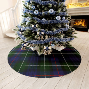 Plaid Green Rustic Clan Mackenzie Tartan Brushed Polyester Tree Skirt