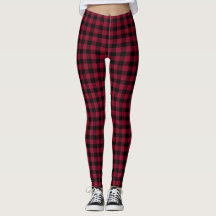 Plaid Holiday Christmas Tree Red