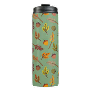 Plaid Holiday Fall Autumn Thanksgiving Harvest Lea Thermal Tumbler