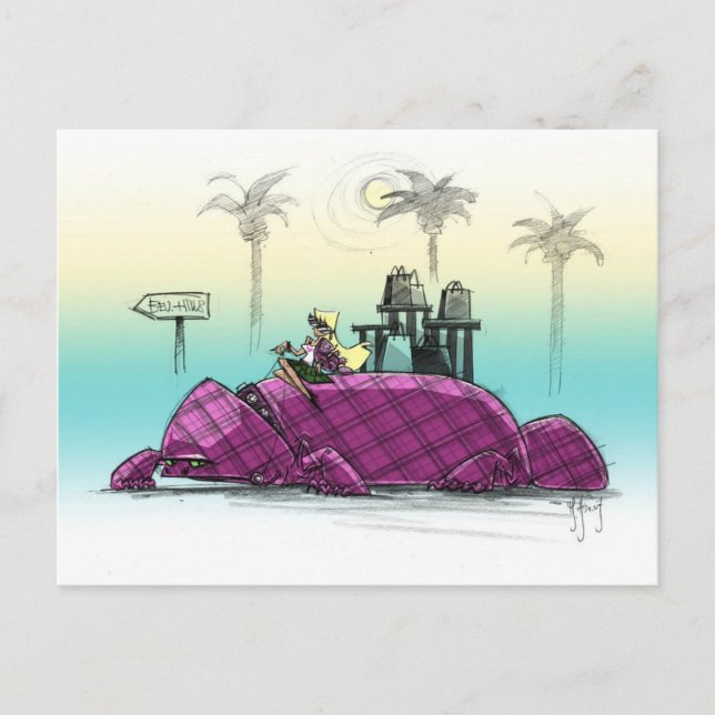 Plaid Is In! Postcard (Front)