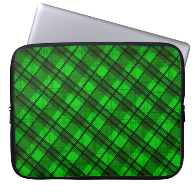 Plaid Laptop Sleeve (Front)