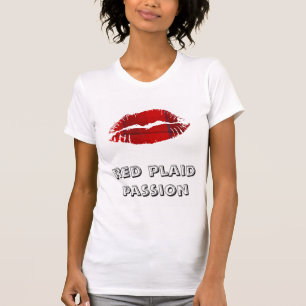 Plaid Lips T-Shirt