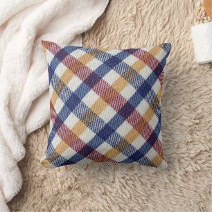 Plaid Look Cushion