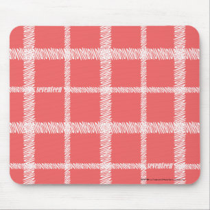 Plaid LtPink Mouse Pad