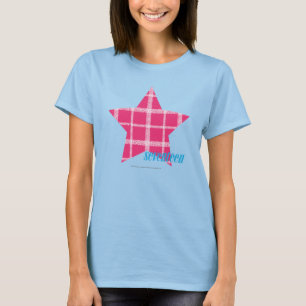 Plaid Magenta 3 T-Shirt