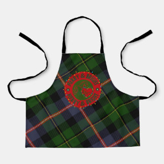 Plaid Merry Christmas& Bright Apron