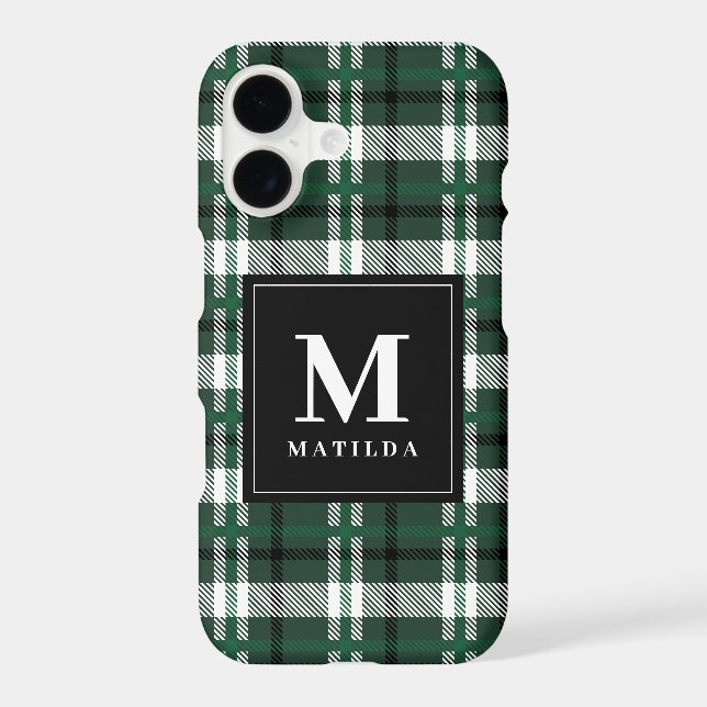 Plaid monogram tartan (Back)