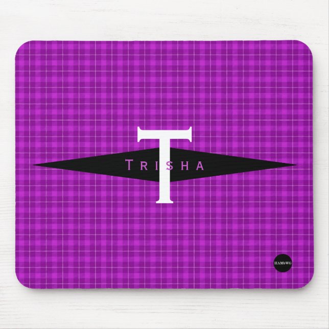 Plaid Mousepad - HAMbyWG (Front)