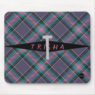 Plaid Mousepad - HAMbyWG - Lavender and Mauve