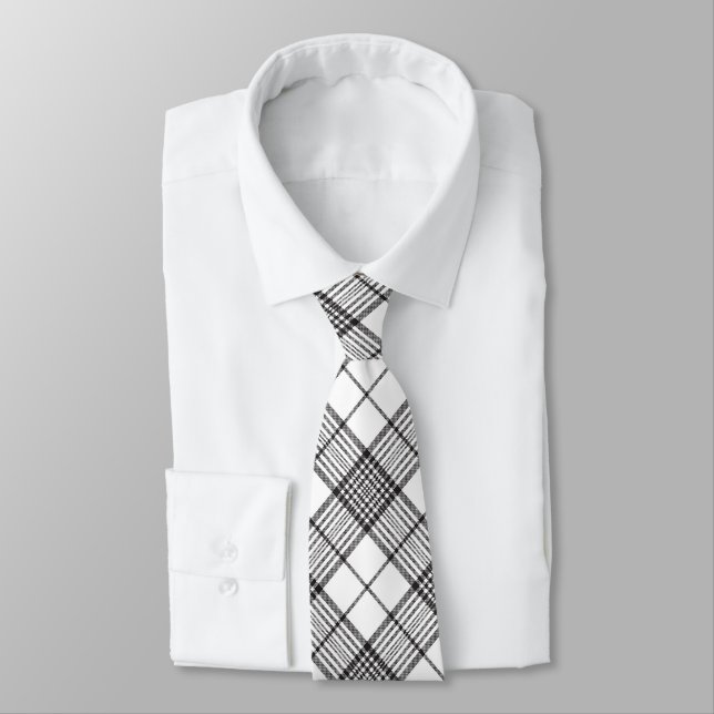 Plaid Neck Tie (Tied)