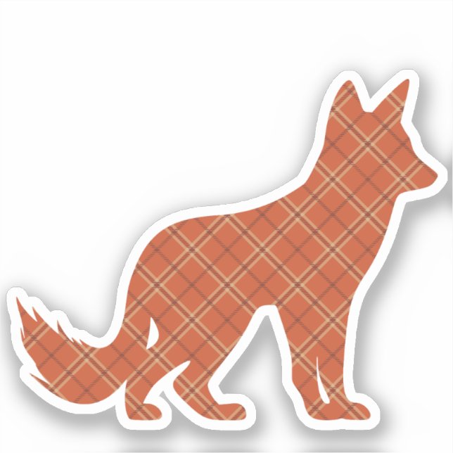 Plaid on Plaid Fox (Front)