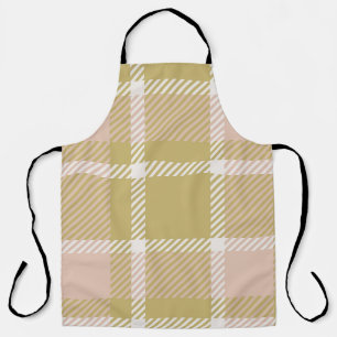 Plaid or tartan vintage background or texture in m apron