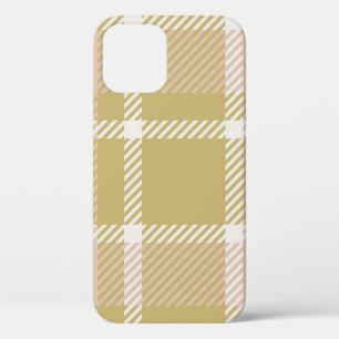 Plaid or tartan vintage background or texture in m iPhone 12 case